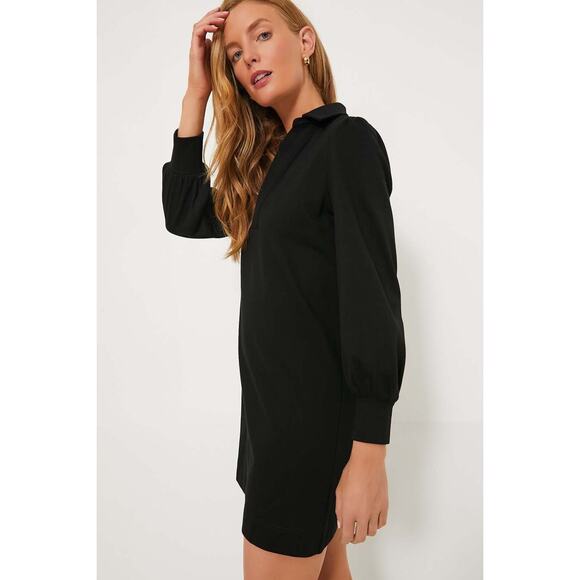 POMANDER PLACE Black Bradley Knit Polo Dress Size XL NWT - Picture 5 of 8